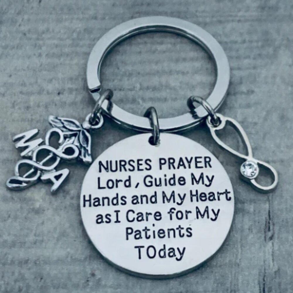 Nurse Prayer Keychain - MA